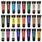 Zieler® Premium Acrylic Paints Set, 24 High Pigment & Vibrant colors (22ml tubes)